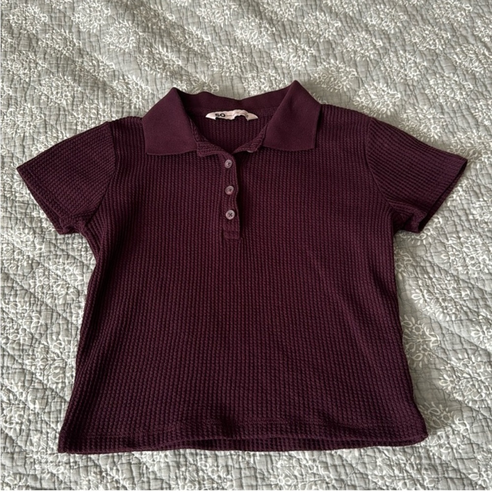 SO Cropped Polo Shirt